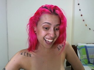 相片 floracat Hi! 10 if you think i am pretty! #pinkhair #cum #wet #hot #tattoos #hitachi #skinny #bigeyes #smalltits